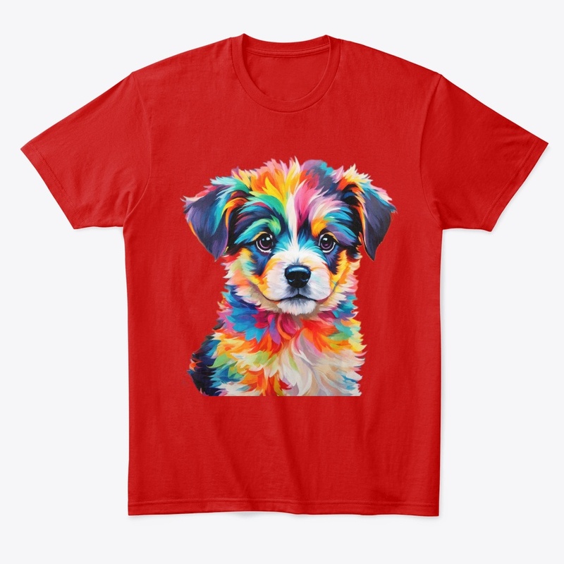 Koko Paws Tee: Vibrant Canine Style!