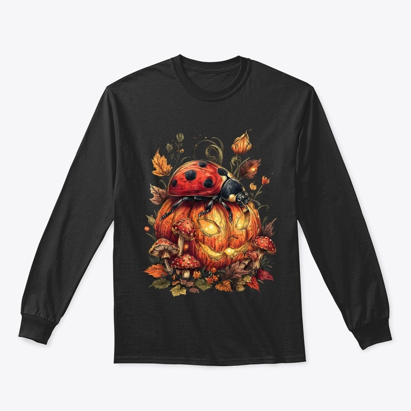 Cute Ladybug Pumpkin