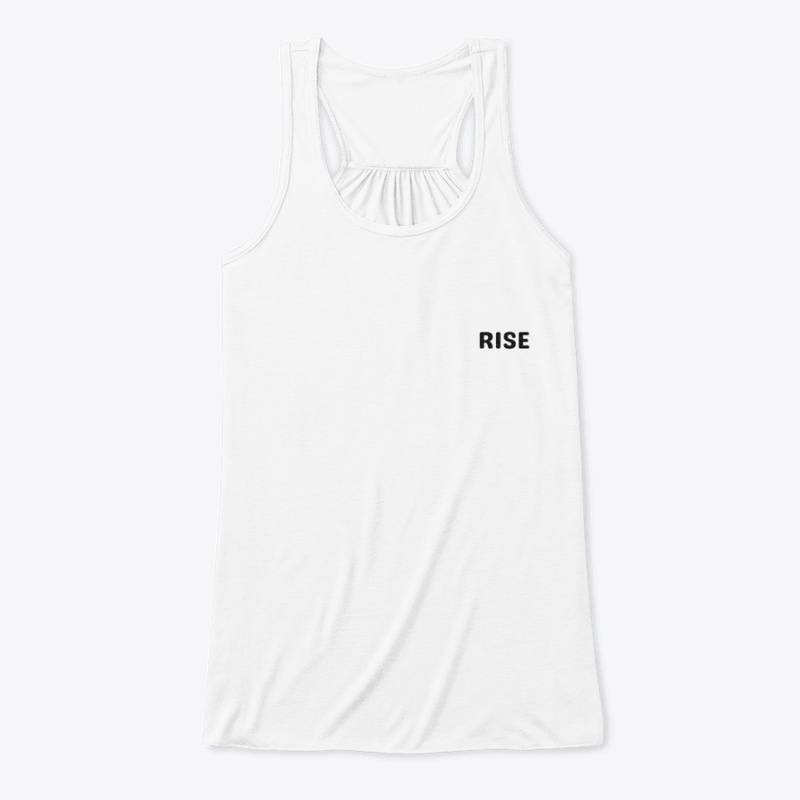 Rise word creative design