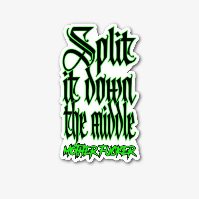 Split it down the middle logo