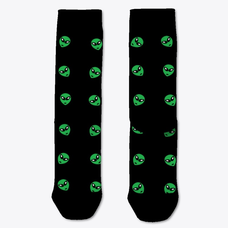 Alien Head Socks