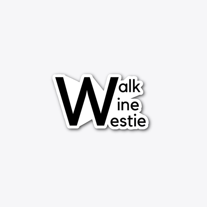 Westie Dog - Walk Wine Westie