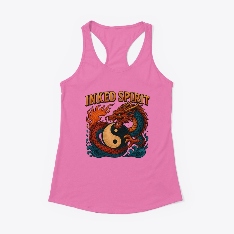 Dragon Yin Yang Tattoo Design