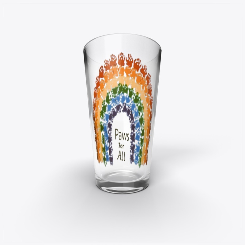 Paws for All – Rainbow Paw Print Unity