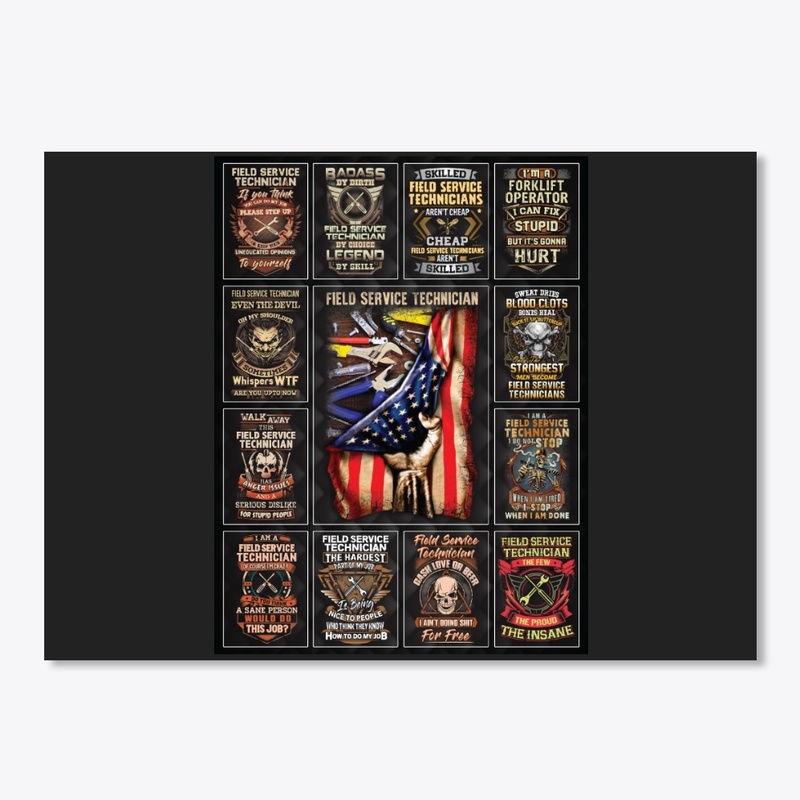Field Service Technician Collage Product