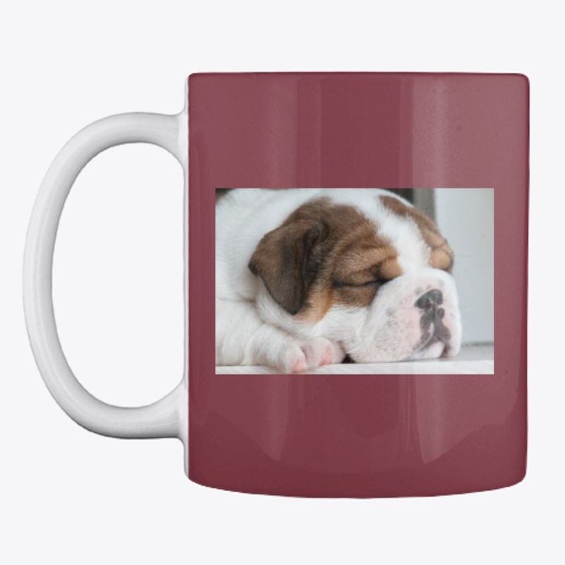 SLEEPY DOG MUG
