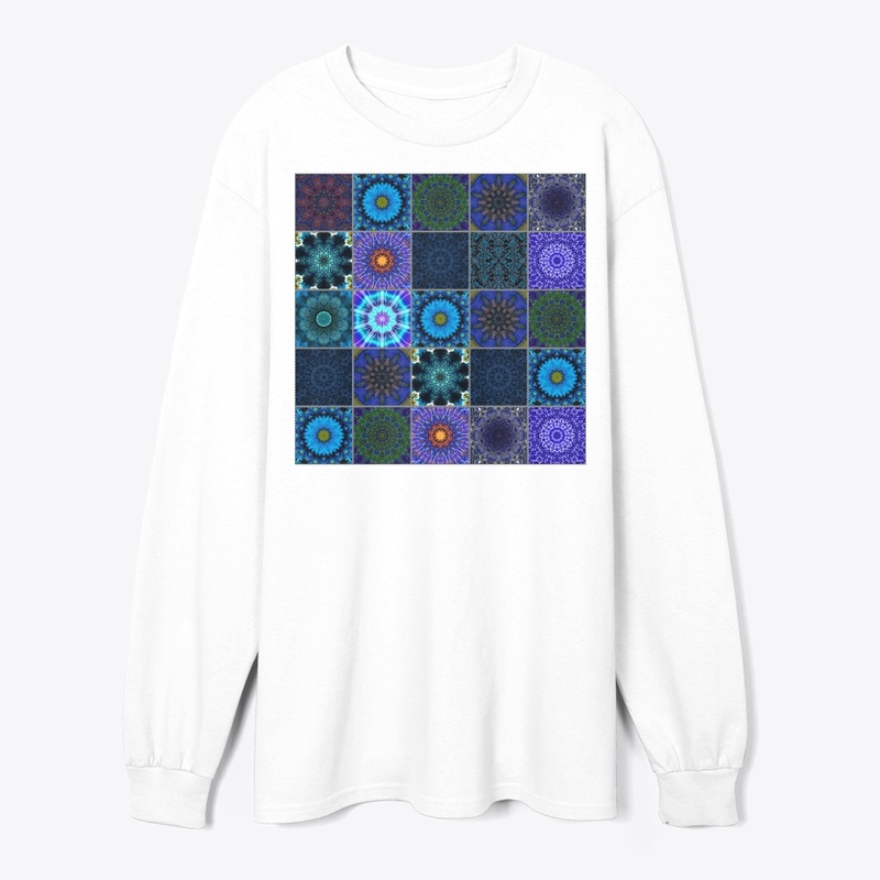 Blue Crazy Quilt Pattern