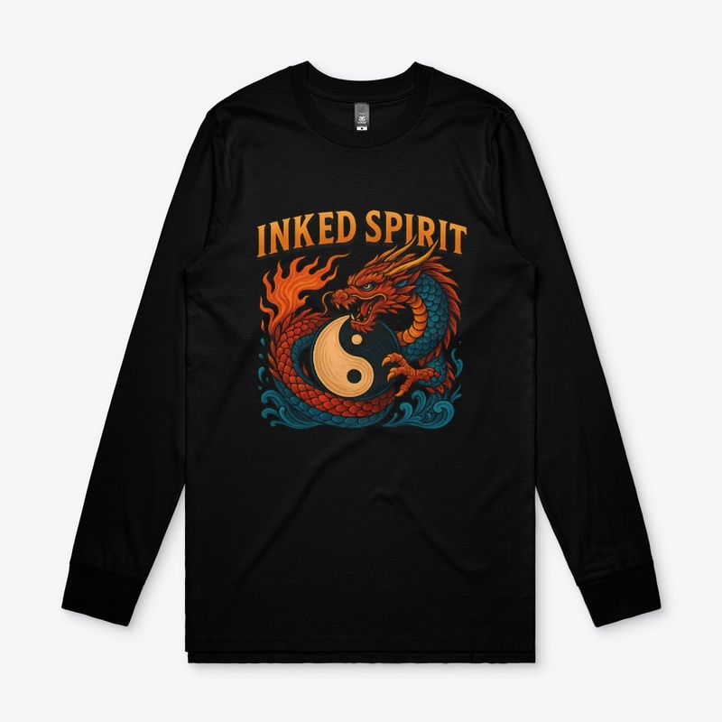 Dragon Yin Yang Tattoo Design