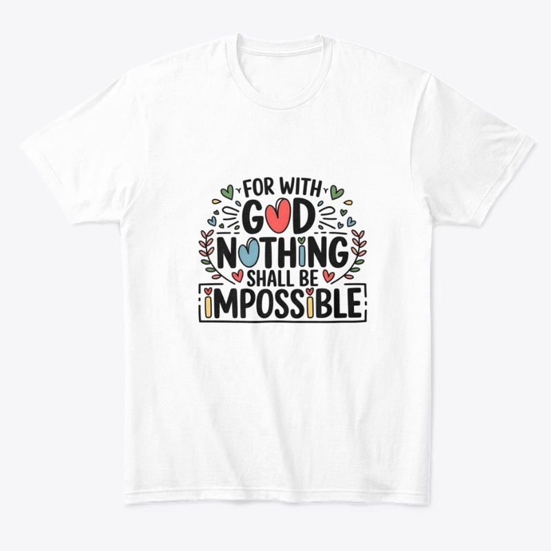 For God nothing impossible