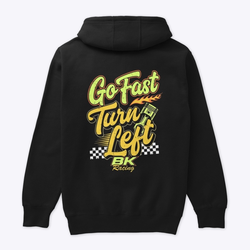 BK Racing Go Fast Turn Left Design 