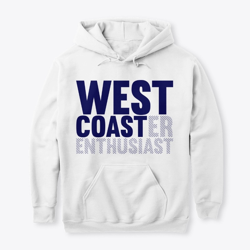 West Coaster Enthusiast  Navy Blue Print