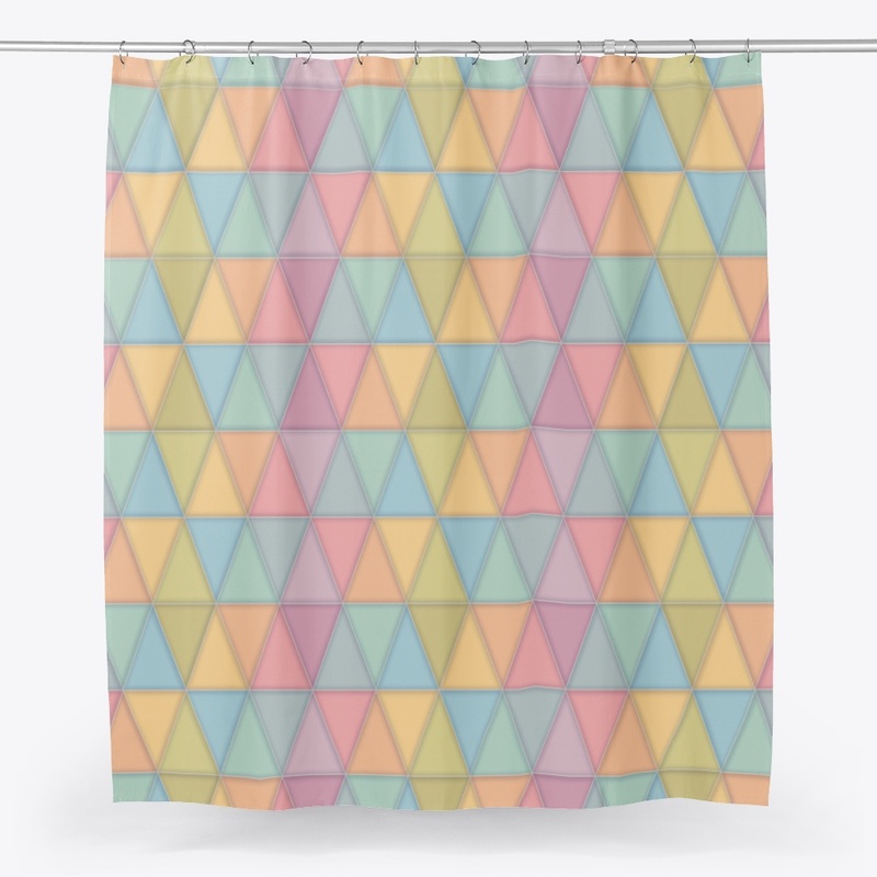 Pastel Triangles Pattern