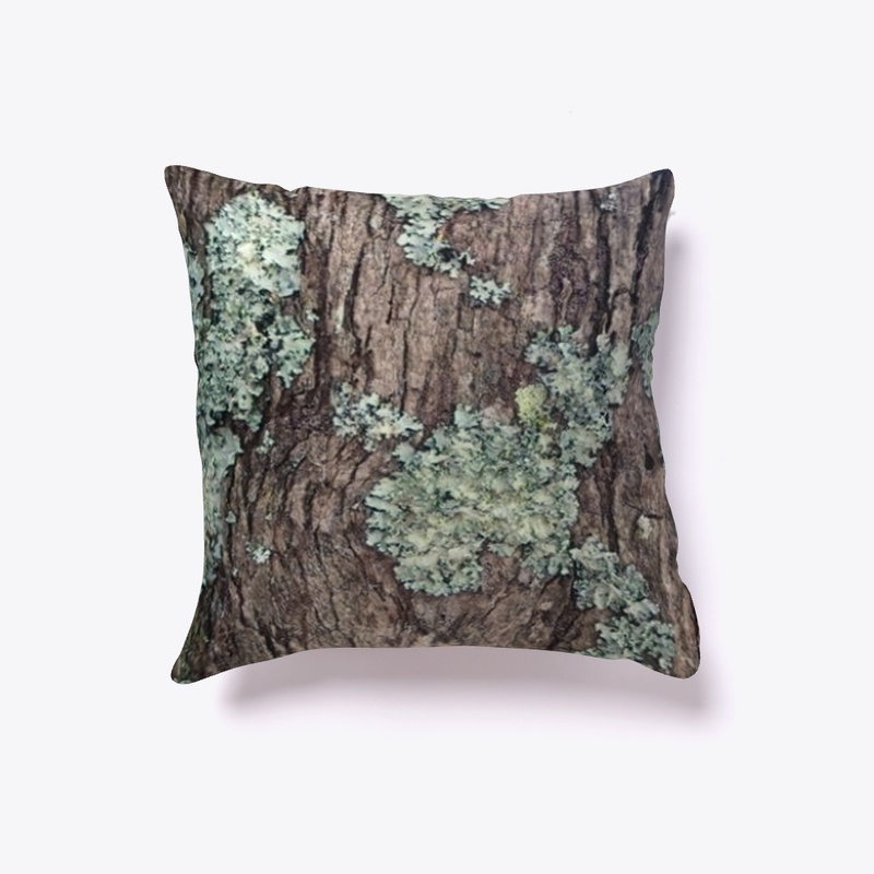 LICHEN COVERED TREE BARK