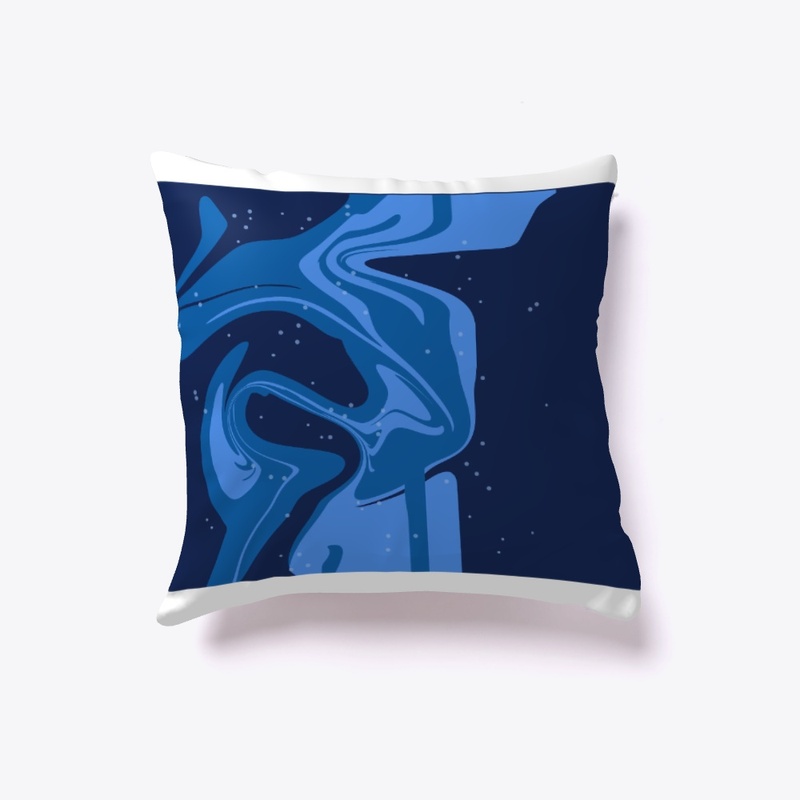 Blue pillow