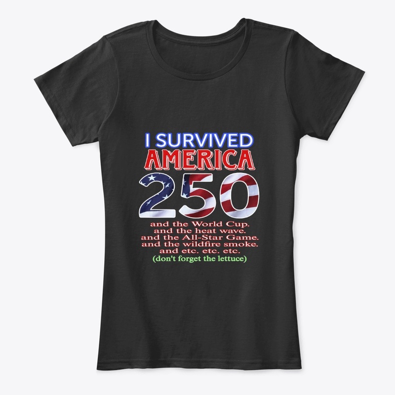 SURVIVED AMERICA LETTUCE shirt