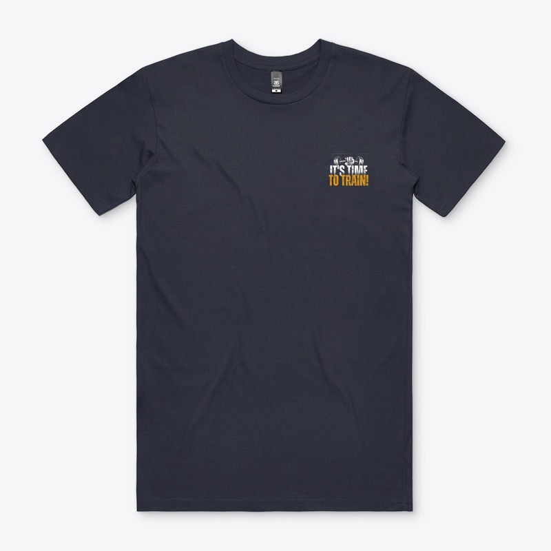 "Bold Black Tee" It's Time To Train