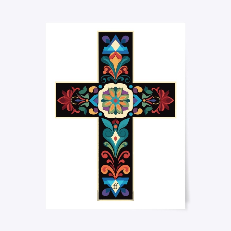 Colorful cross