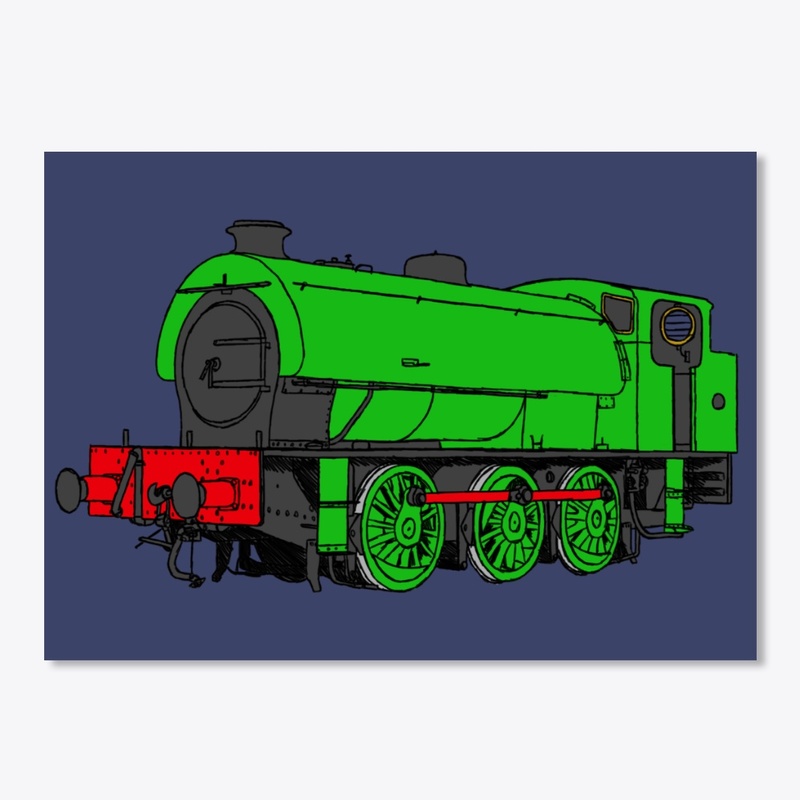 Austerity Saddle Tank Light Green
