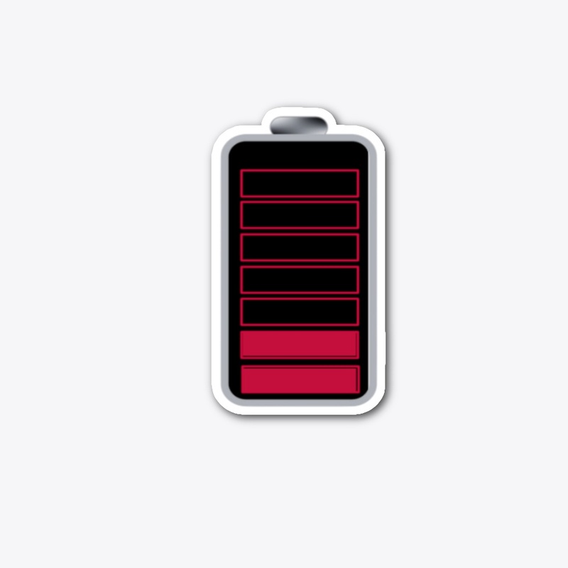 GREAT Low battery icon BLACK SLIDES