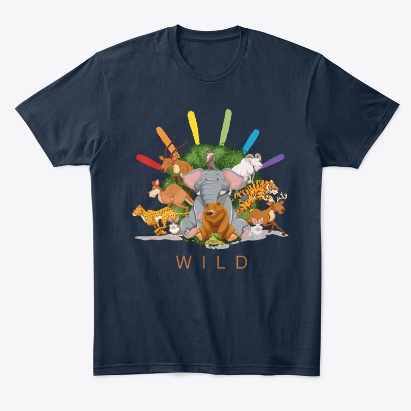 Premium wild design t-shirt