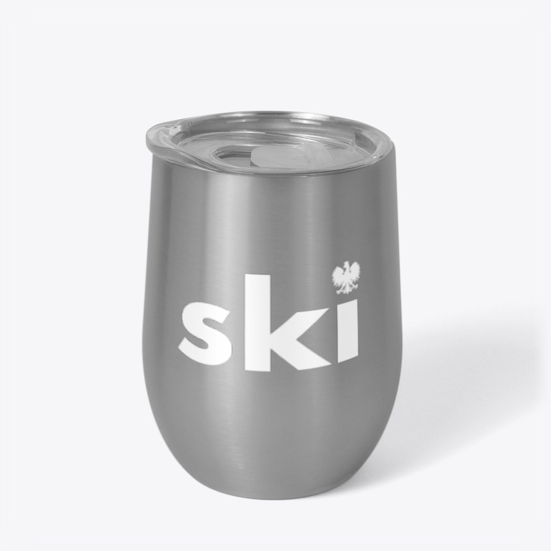 ski Wine Tumbler