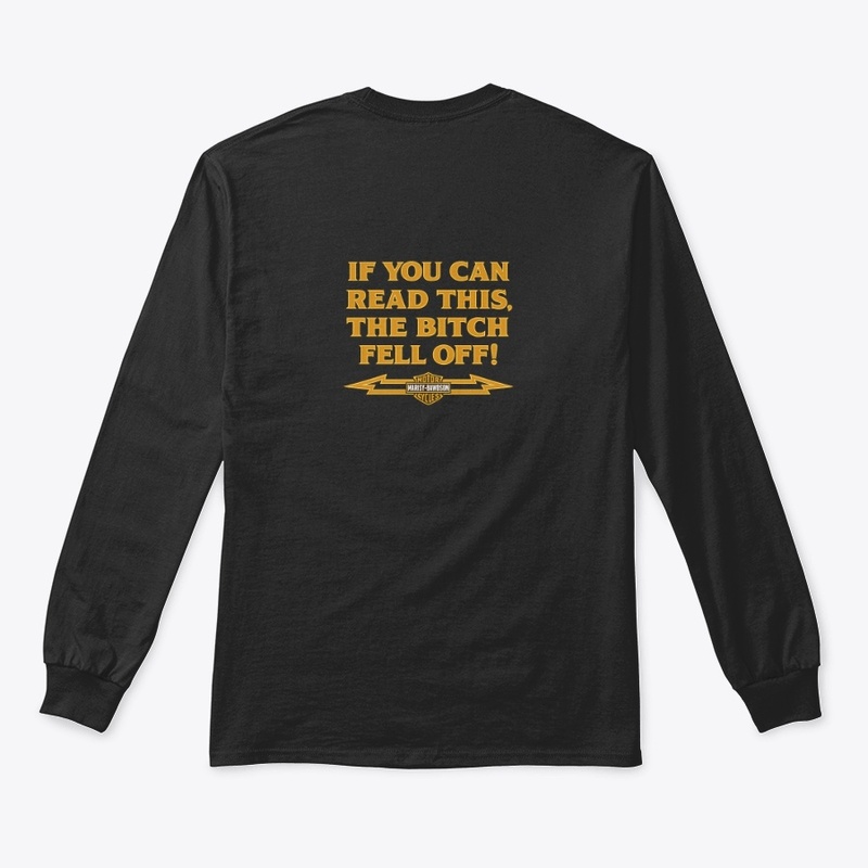 "If You Can Read This" Biker Back print 