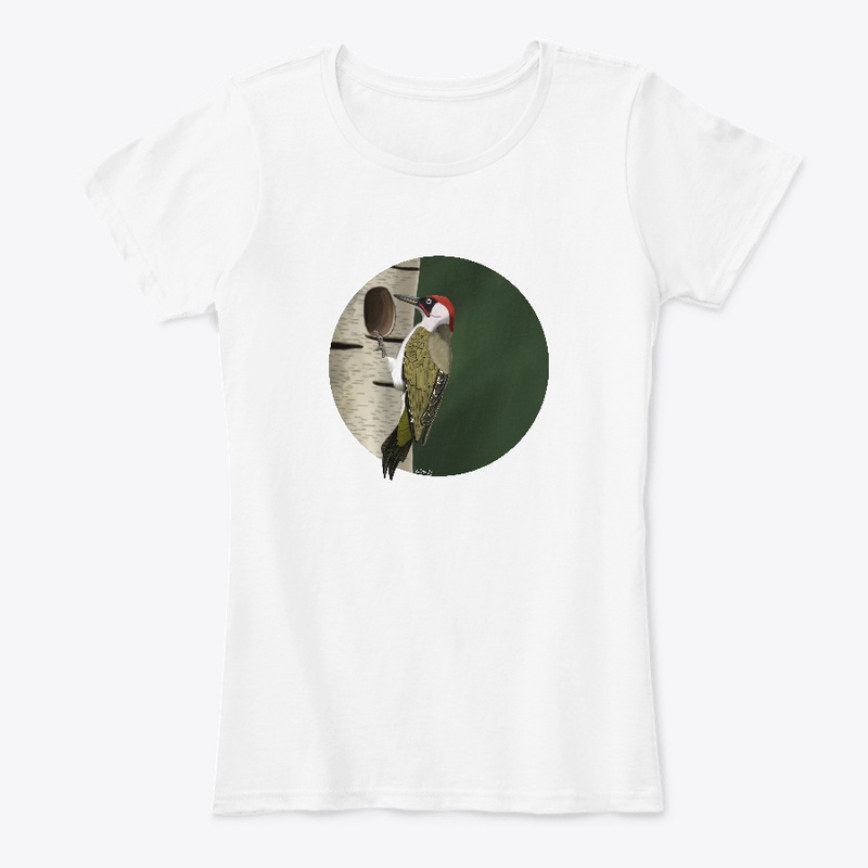 jz.birds Green Woodpecker Bird Design