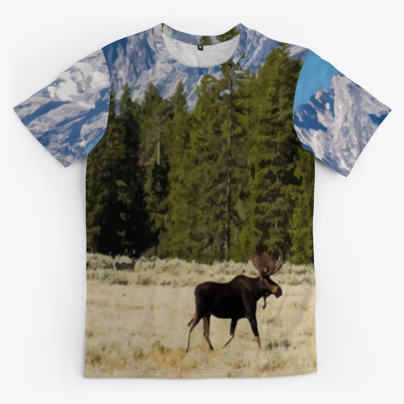 Moose And Mountains