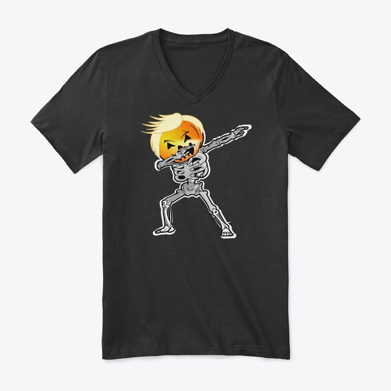 Dabbing Trumpkin Halloween costume tee