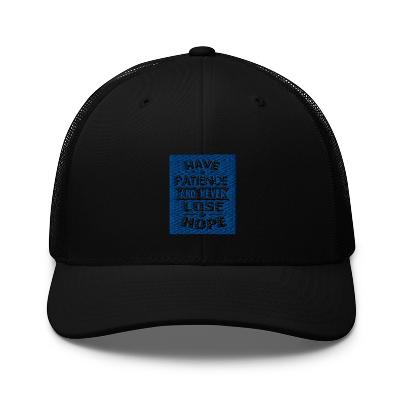 Motivational Qoute_CAP  Embroidered
