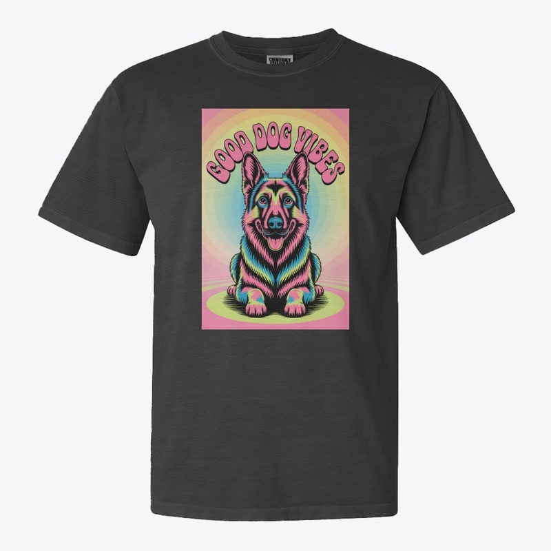  Psychedelic 60s Pup T-Shirt