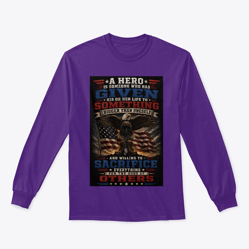 A hero is somone who has given