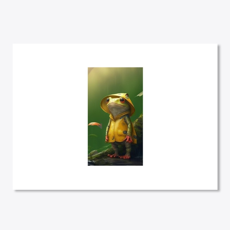 frog prints on asseccrioes&t-shirts 