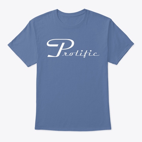 Prolific Denim Blue áo T-Shirt Front
