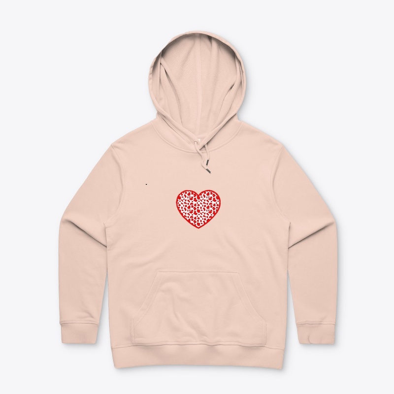 Love heart T-shirts for ladies 