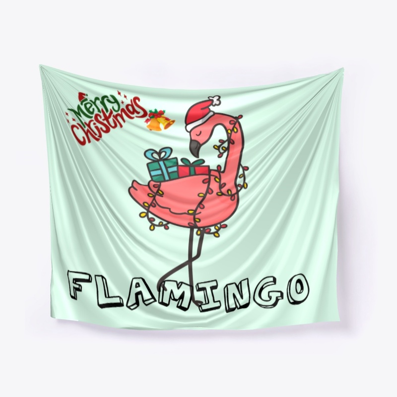Christmas Flamingo Graphic | Made in USA