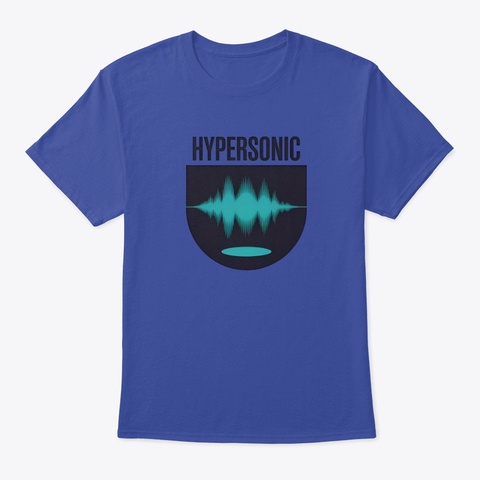 Hypersonic Deep Royal T-Shirt Front