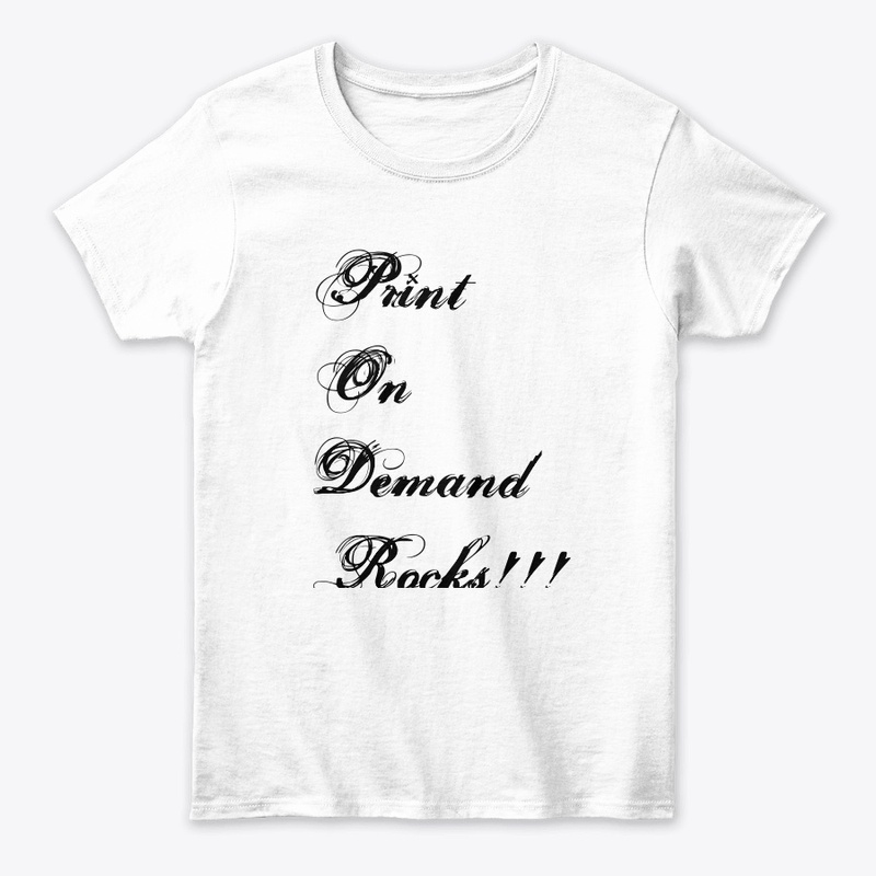 Print on demand rocks apparel