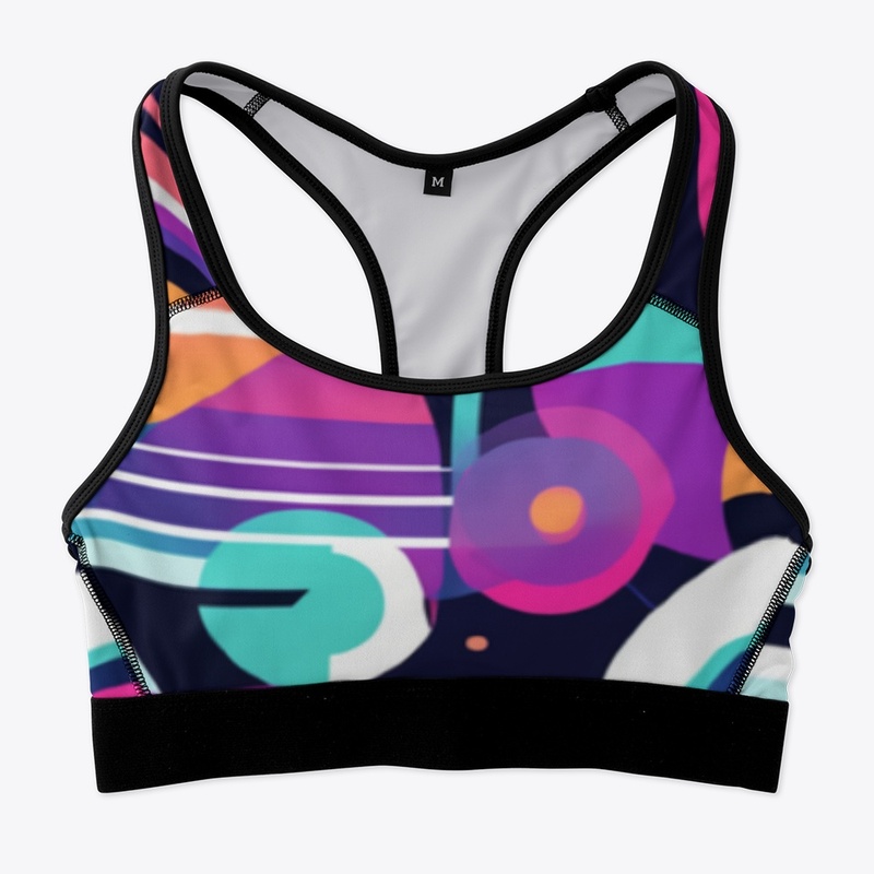 Retro Aesthetics Sport Bra