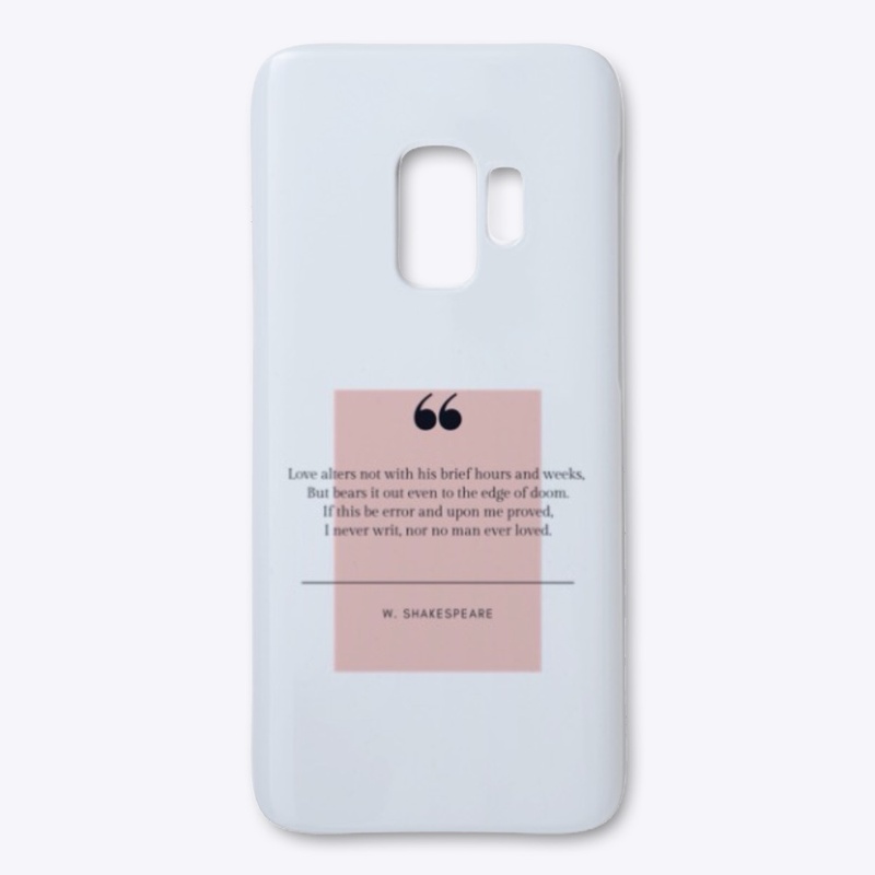 Shakespeare Poem Samsung Phone Case