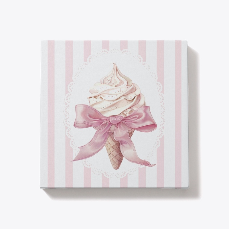 Pink Bow with Vilina Ice Cream