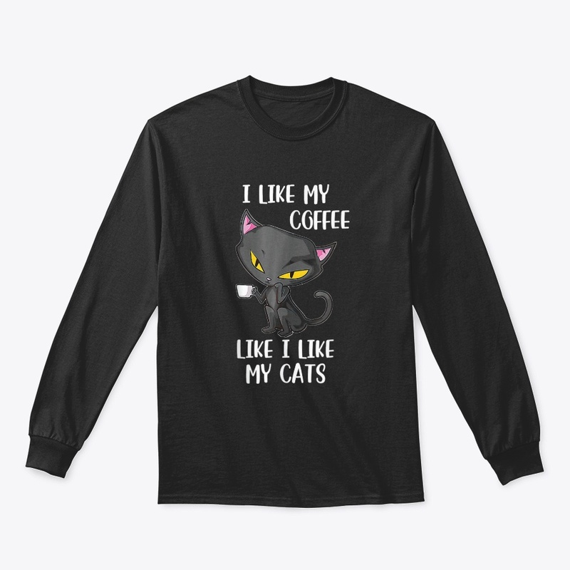 Black Cat Coffee I Like My Cats Like