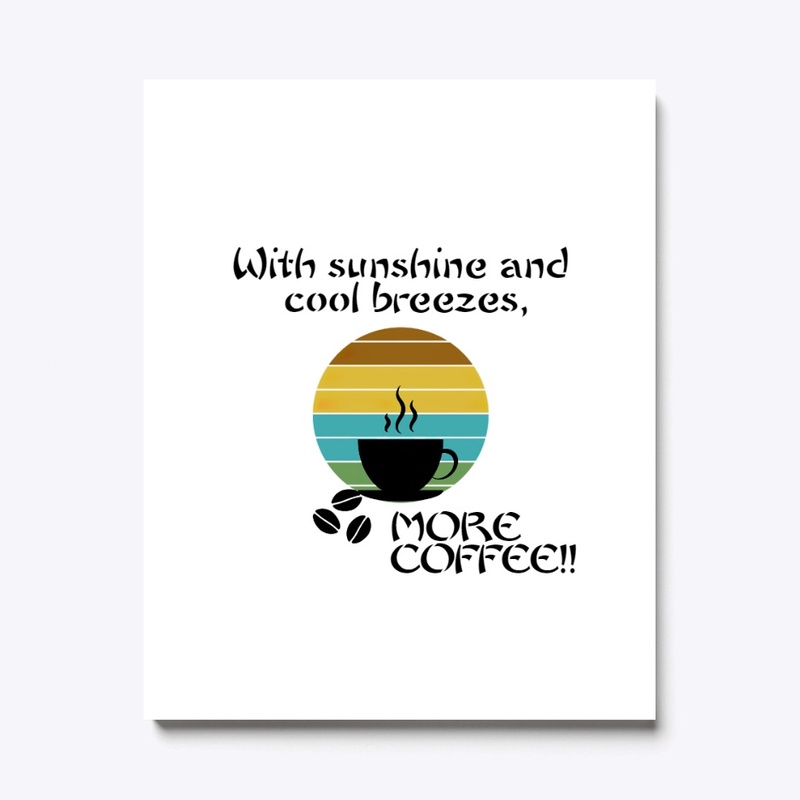Beach and coffee flavour