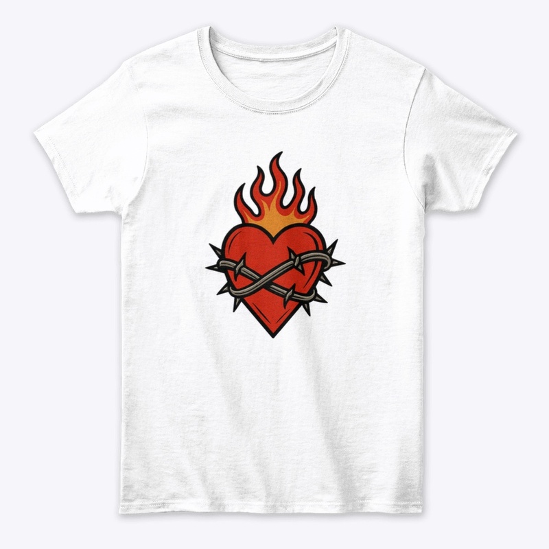 American Traditional Sacred Heart