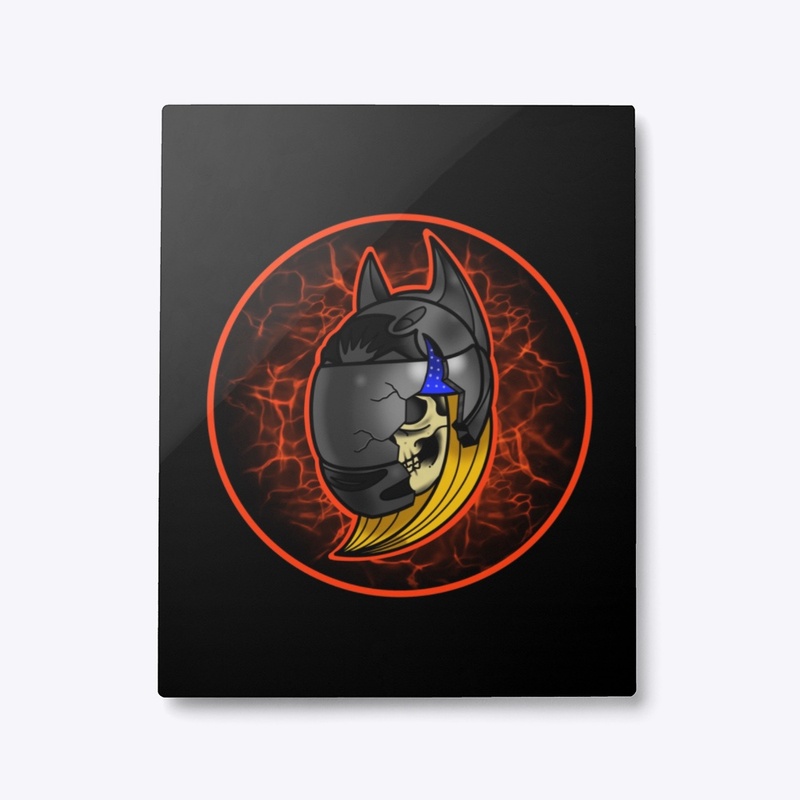Bat-tatted sickle rider logo