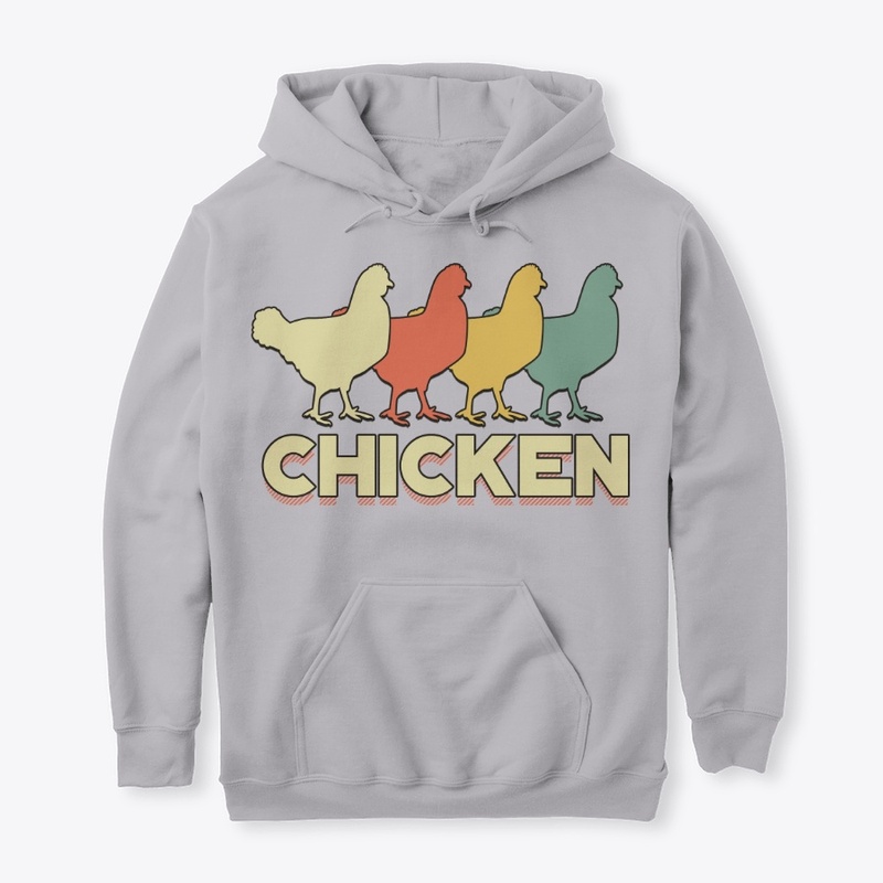 Retro Silhouette Vintage Chicken Lover