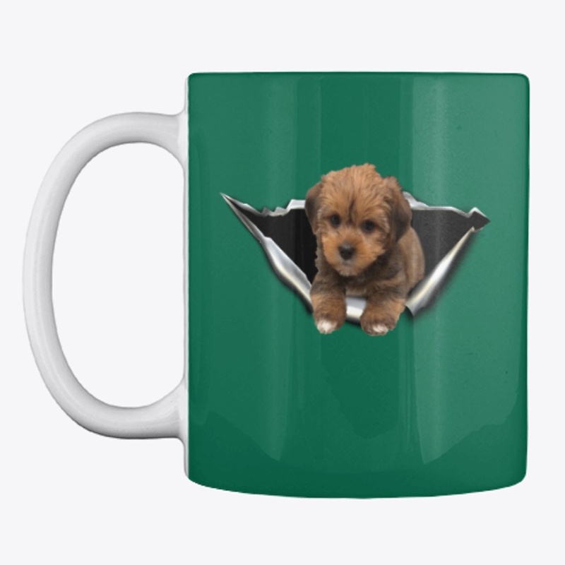 morkie 3D Car sticker