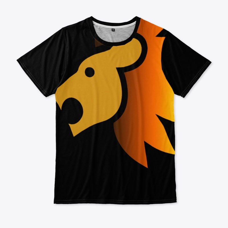 Lion T-shirt for fearless people.