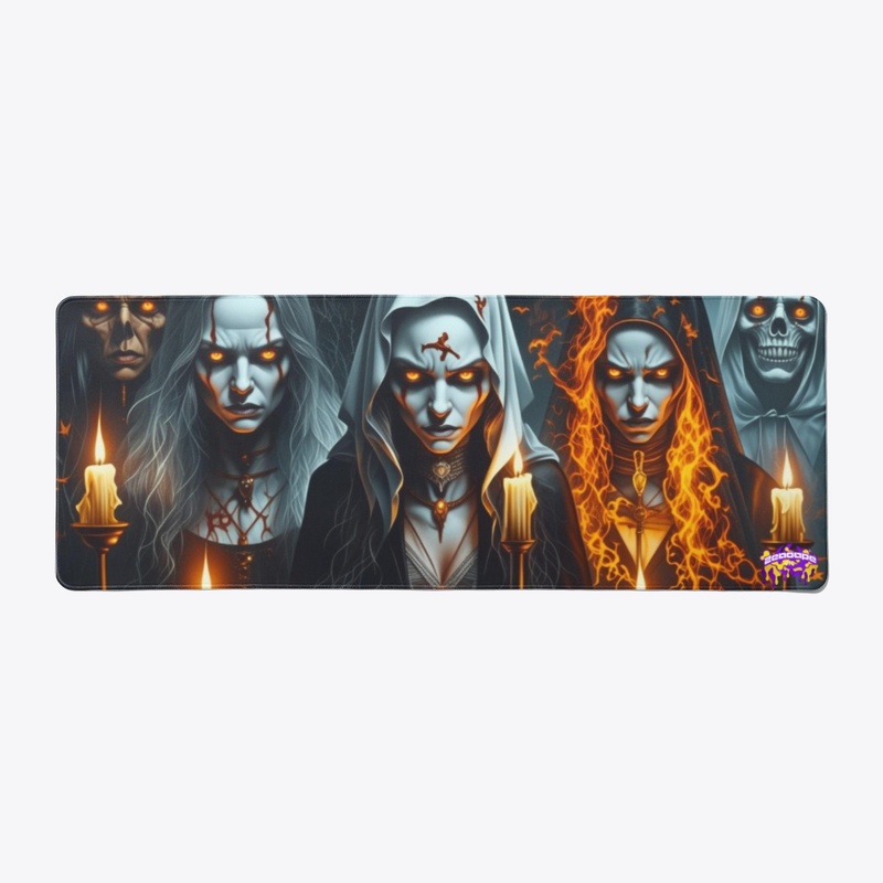 Halloween Fields Divine Art Mousepad