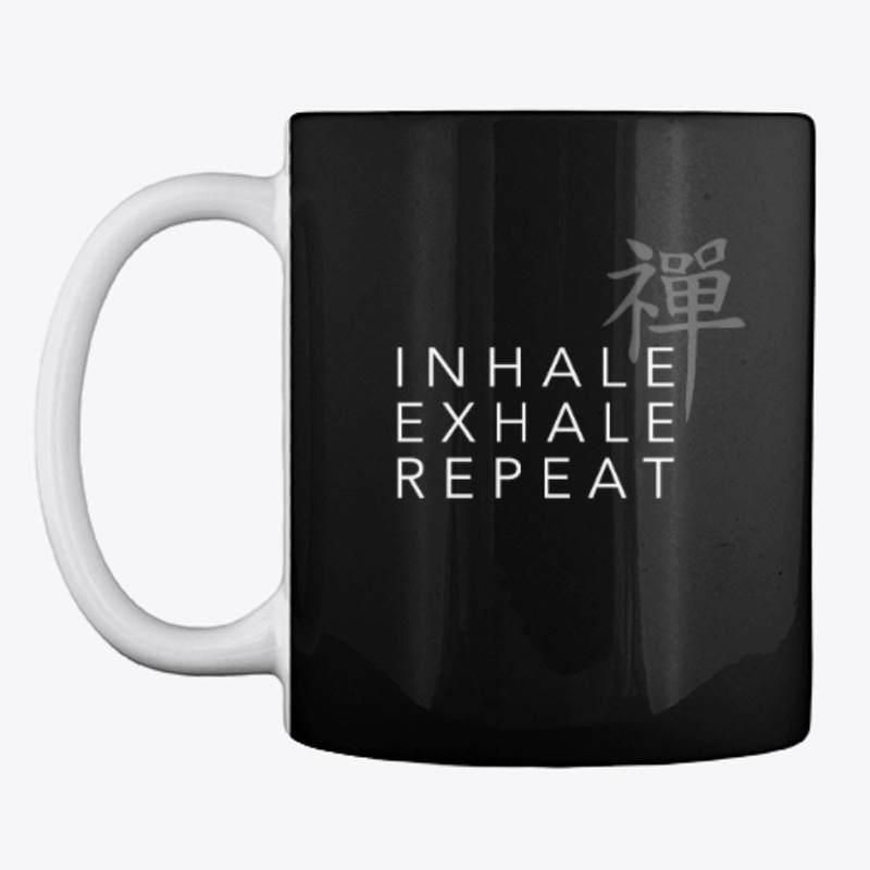 Inhale - Exhale Zen Symbol Yoga Design